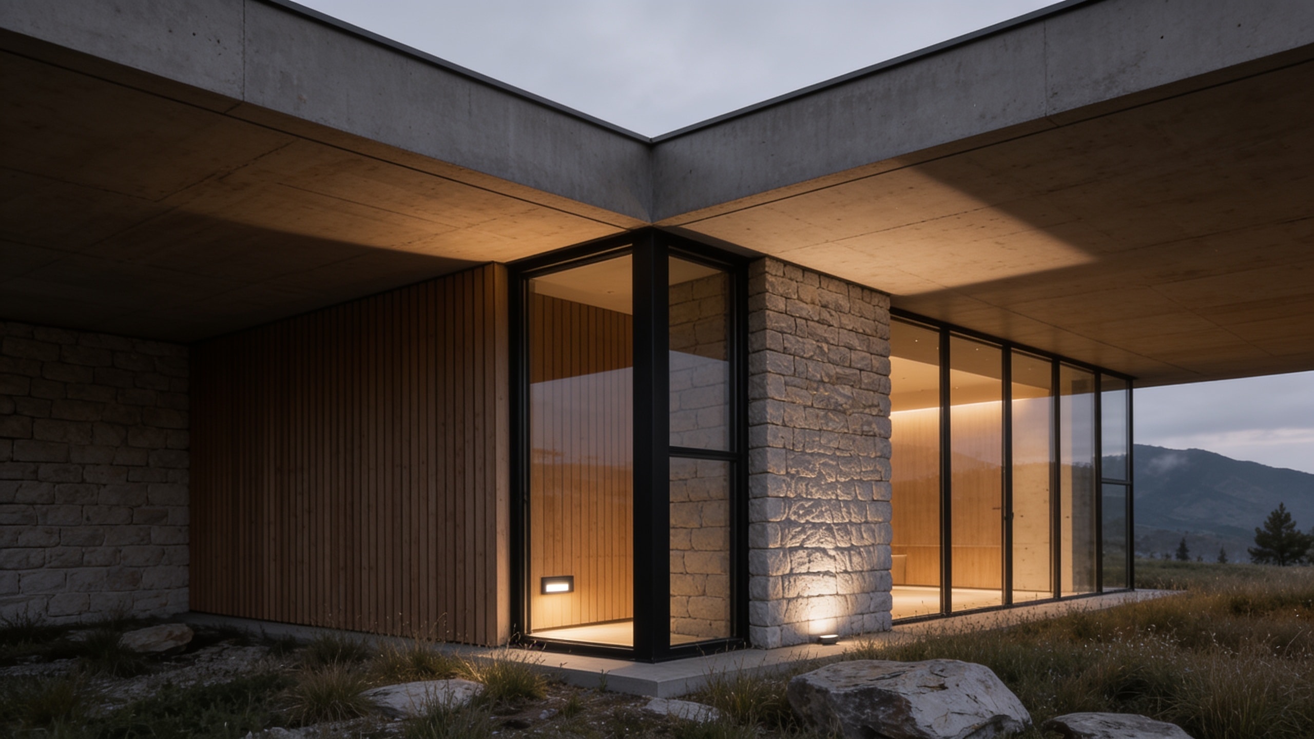 Morven — exterior material detail